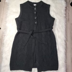 Worthington Black Knitted Vest